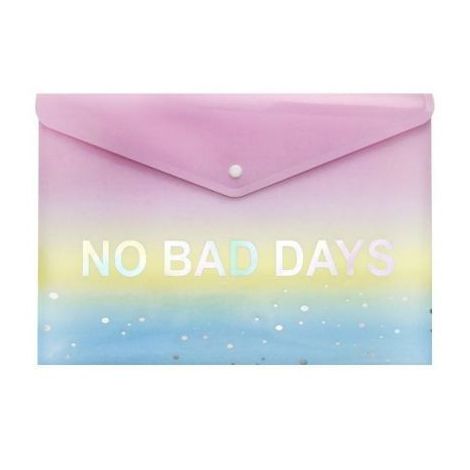 Teczka z zatrzaskiem Incood A4 No Bad Days